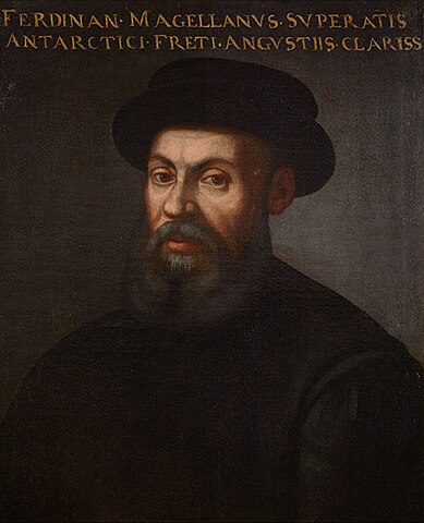 Ferdinand Magellan (c. 1480-1521). 16世纪的探险家，领导了世界首次环航。