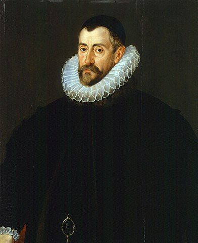 Francis Walsingham, qui supervisait le réseau de renseignement d'Elizabeth I. Sous son commandement, le plus grand réseau d'espions d'Europe fut construit.