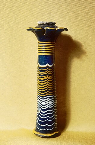 Ancient Egyptian kohl container and applicator - Tools Cleopatra might have used to enhance her eye allure