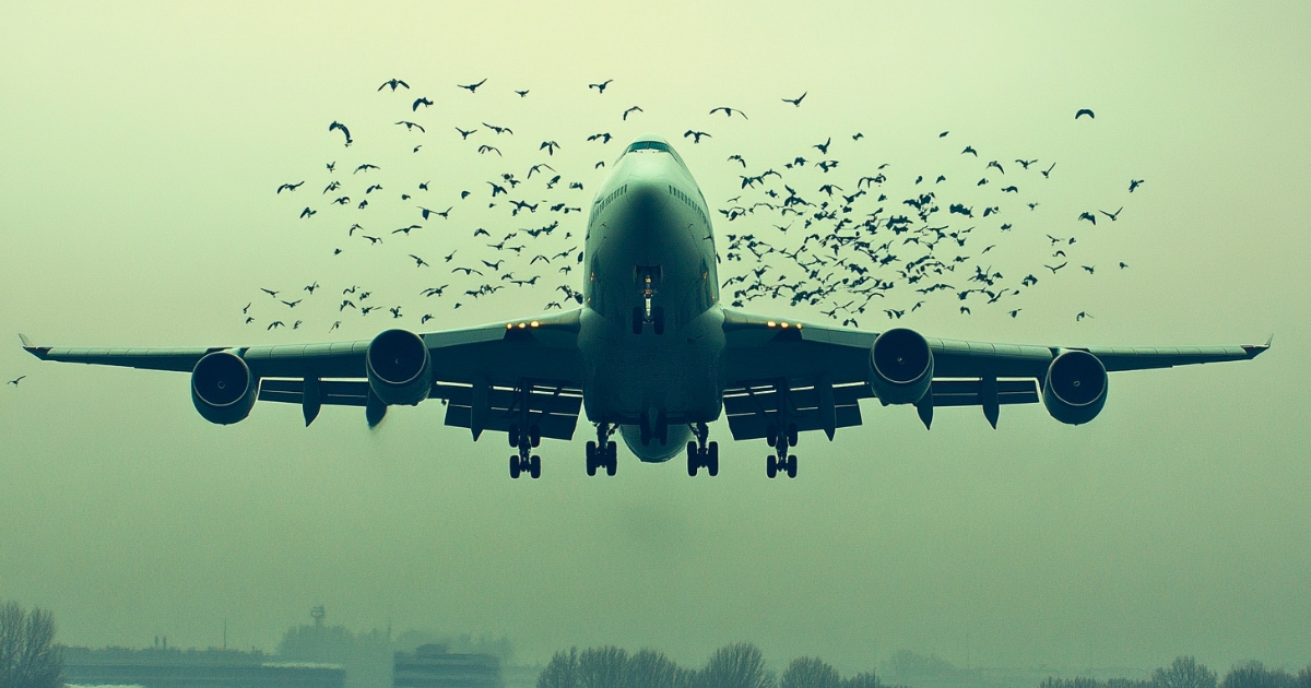 Vogelschlag: Was passiert, wenn ein Flugzeug mit einem Vogel kollidiert?