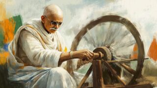 A Roda de Fiar de Gandhi: A Filosofia do Artesanato no Movimento de Independência da Índia