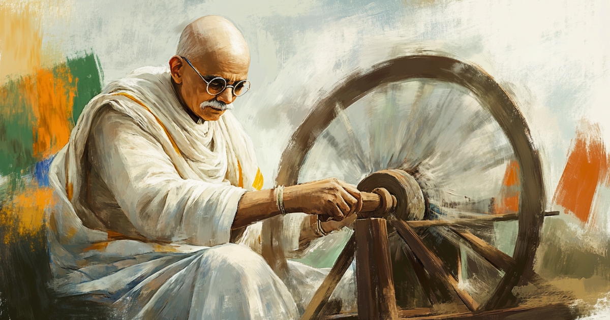 Gandhi’s Spinning Wheel: The Philosophy of Handcraft in India’s Independence Movement